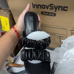 Black High Heel Shoes Size 7