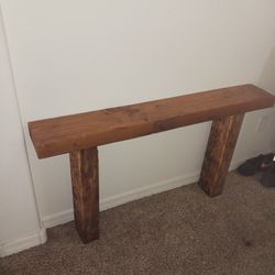 Beautiful Rustic Wooden Accent Stand Entry Table Ect