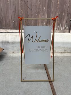 Welcome Wedding Sign