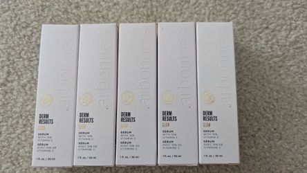LOT Of 5 Arbonne DermResults Glow Serum with 10% Vitamin C 1 fl oz / 30 ml NIB
