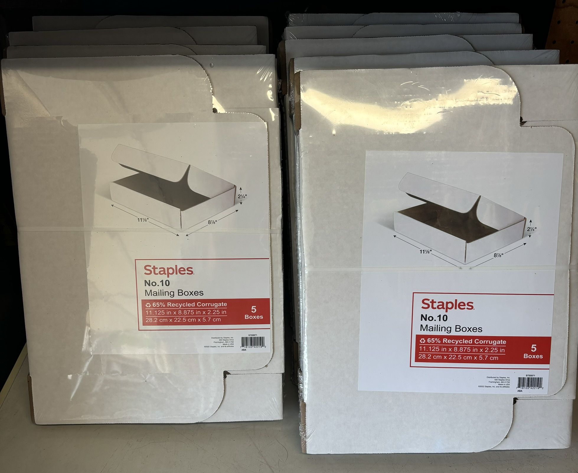 New Mailing Boxes Staples Brand