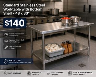 Brand new stainless steel workout bench for 140