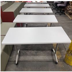 Allsteel Mobile Training Classroom Desks Tables W/ Wheels Office Furniture 