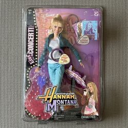 Brand New Disney Hannah Montana Live In Concert Doll