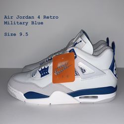 Nike Air Jordan 4 Retro Military Blue 2024 size 9.5