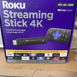 4K HDR Roku Stick: Voice Remote, Free Live TV - Stream with Ease! (3820R2)