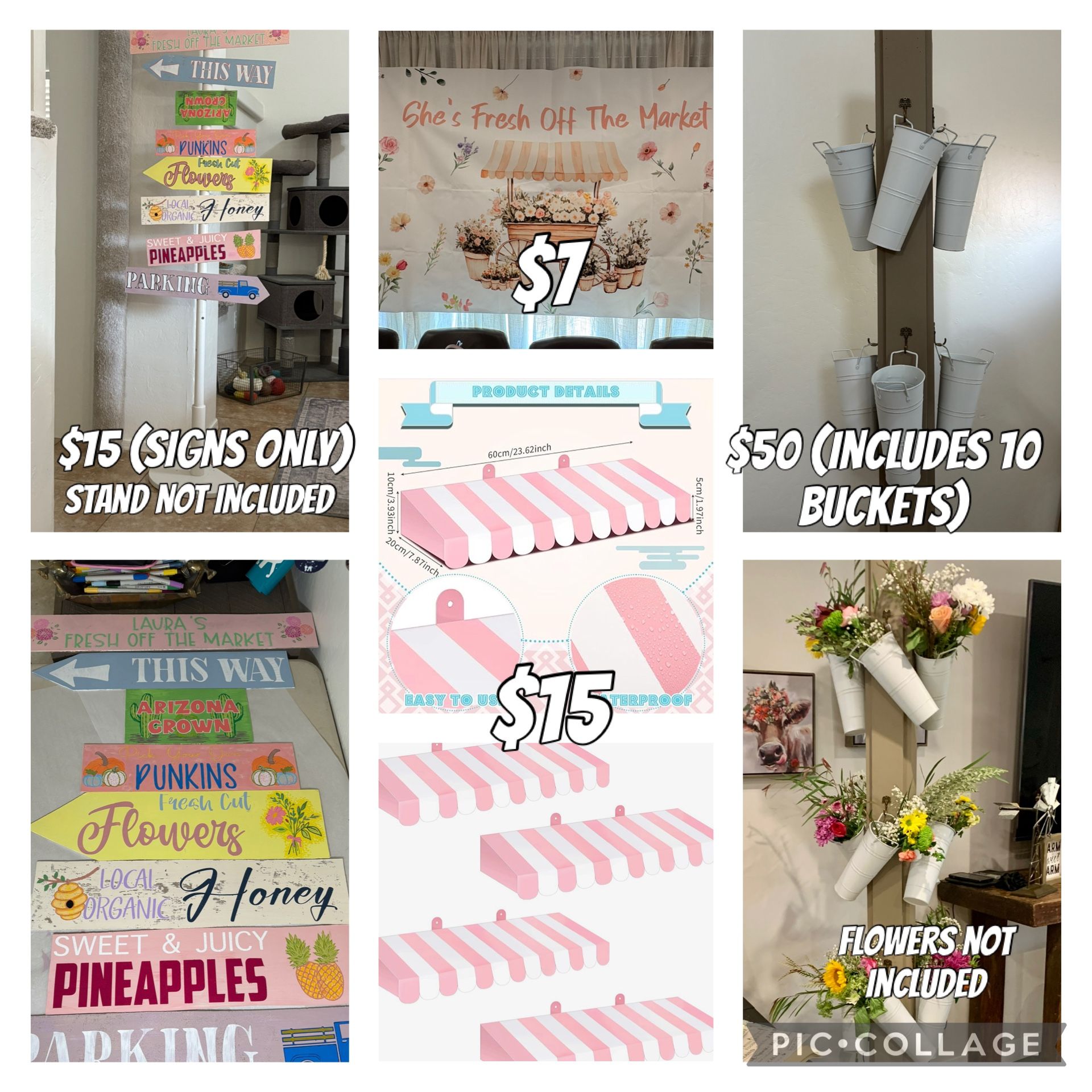 Bridal Shower Items- Farmers Market