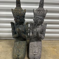 28” kneeling Buddha statues