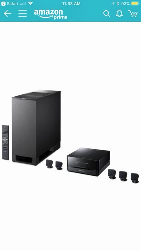 Sony DAV-IS10 5.1 Channel Home Theater sound DVD System