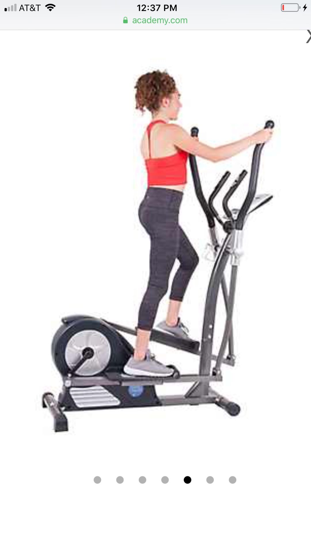 Body Power Programmable Magnetic Elliptical Trainer