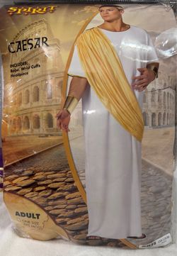 Spirit Halloween Adult One Size Fits Most Caesar Costume (worn once)