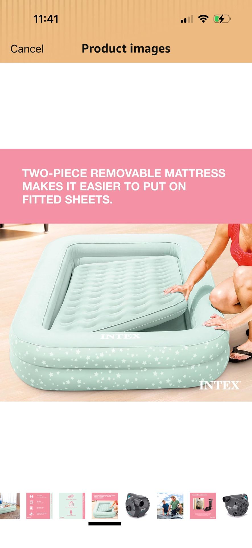 Inflatable Toddler Bed