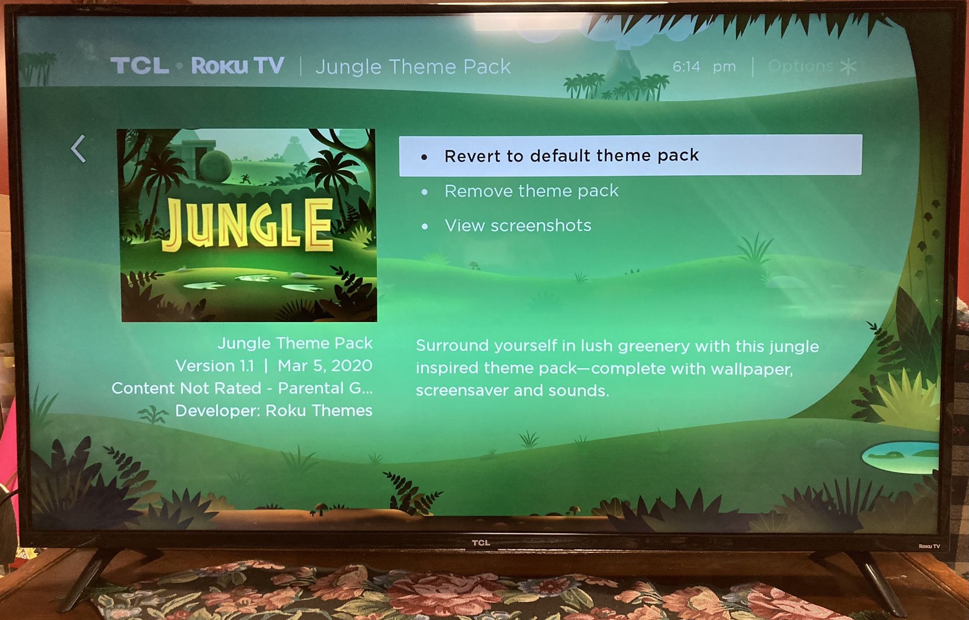TCL ROKU 55 inch TV