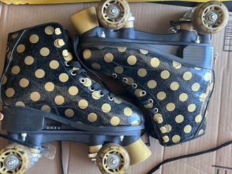 Kids black w/gold dots