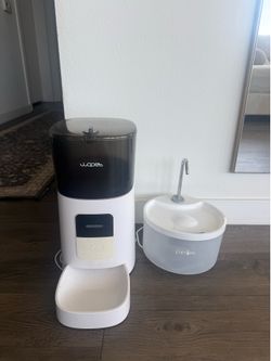 Automatic cat feeder & water fountain