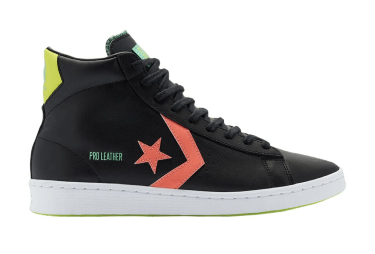 Converse Hi-Vis Pro Leather High 'Black Multi Neon'