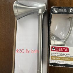 NIB Bathroom Towel Bar And Robe Hook