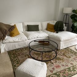 White Sectional Couch -  Cloud Couch Dupeeee 