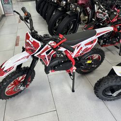 49cc Kid’s Mini Dirt Bike 2 Stroke! Finance For $50 Down Payment!!