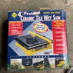 4” ceramic tile wet saw