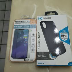 IPhone X case and Screen Protector