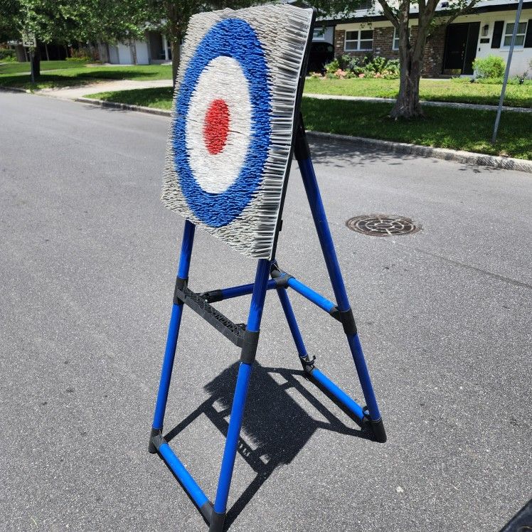 4ft portable folding archery axe ax throwing toy target no arrows no axes