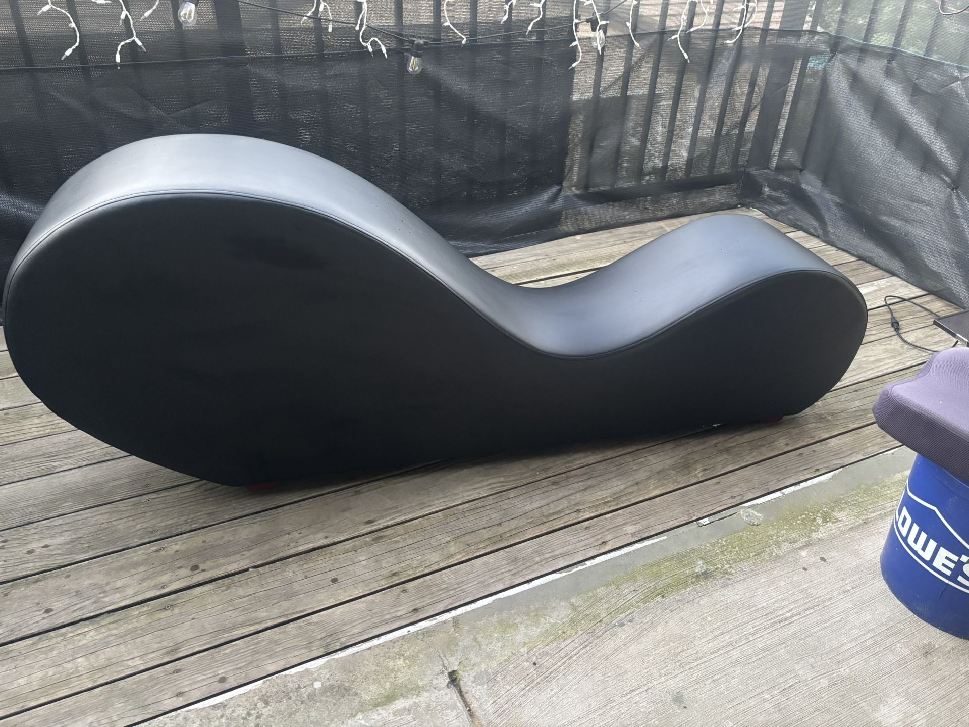Yoga Chair, Curved Yoga Chaise Lounge for Stretching Exercising Relaxing