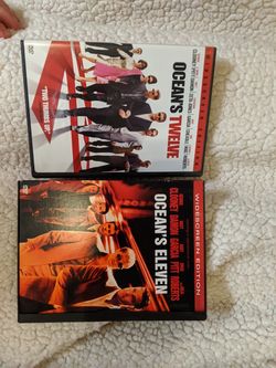 2 DVD's Ocean's Eleven & Ocean's Twelve (both)