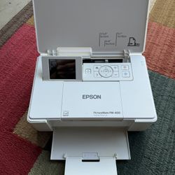 Epson PictureMate PM-400 Wireless Compact Color Photo Printer - Untested but EUC