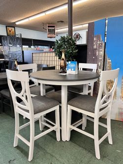 🚚Hot Deal🚚Brand New 5pc Counter Height Dining Set $499, Payment Available L, Delivery Available 