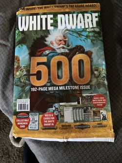 Warhammer White Dwarf Issue 500 Sealed Sold Out