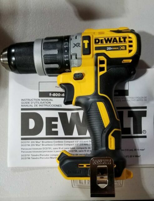 DEWALT DCD996B BARE TOOL 20V MAX XR LITHIUM ION BRUSHLESS 3-SPEED HAMMER DRILL (TOOL ONLY)