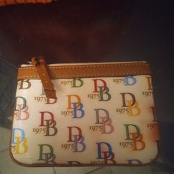 Vintage Dooney & Bourke Small Coin Bag Wallet