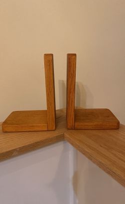 Handmade Wood Bookends 