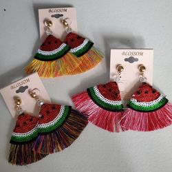 Boho Hippie Tassel Earrings
