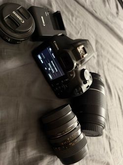 Canon DSLR Camera with Lenses Bundle
