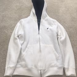 Nautical Youth ( Large 14/16 ) Sherpa Fleece Full Zip Hoodie 