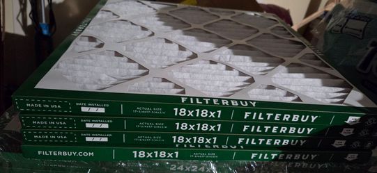 Filterbuy 18x18x1 Air Filter (pack of 4)