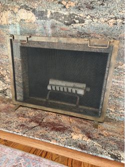 Pottery Barn Fireplace Screen
