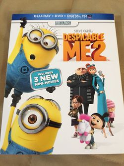 Despicable me 2 blu-ray +DVD