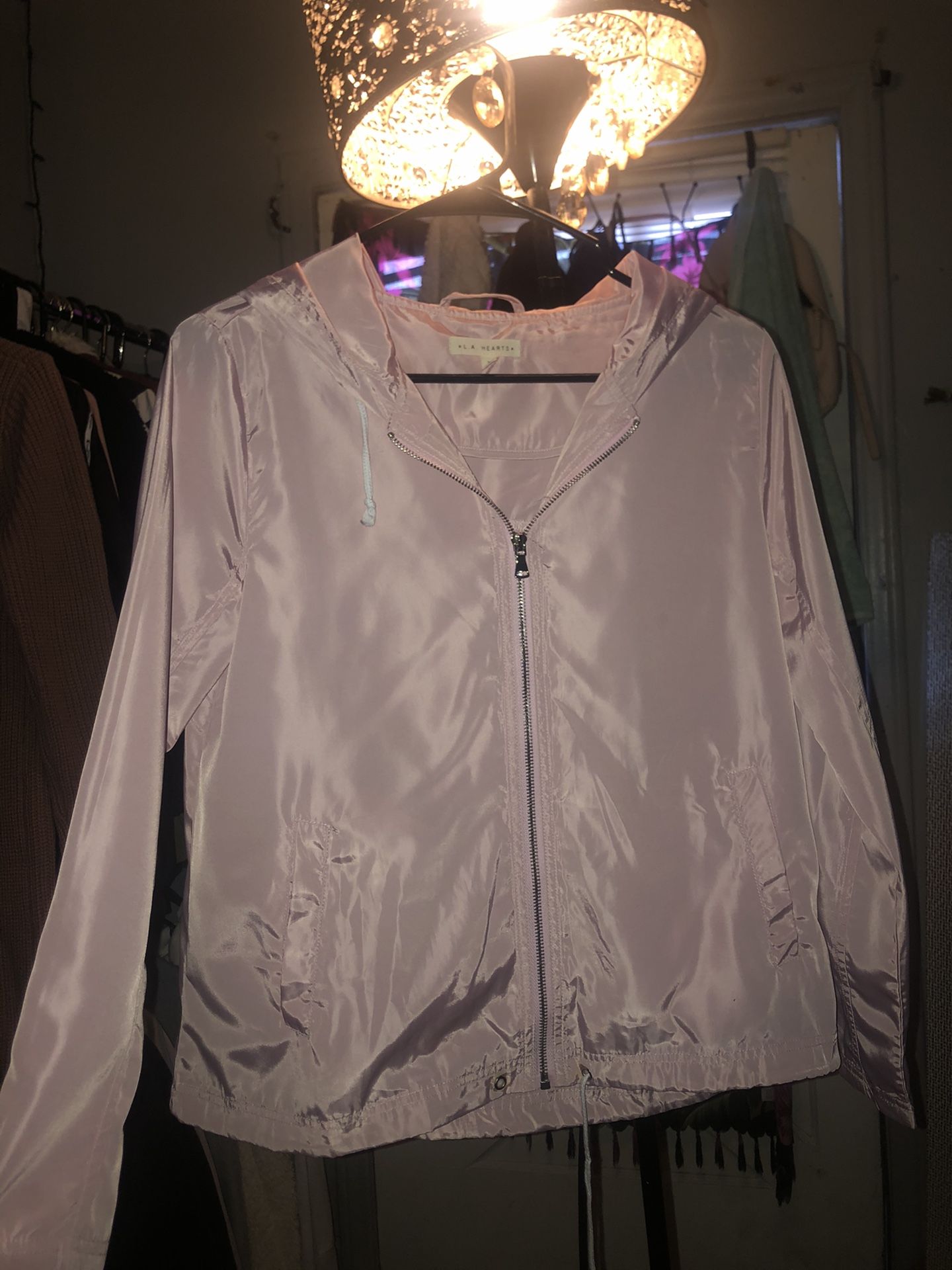 Pink Rain Jacket Size Xs 