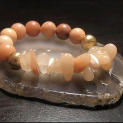 Bolivian, Pink Opal Stretch Bracelet