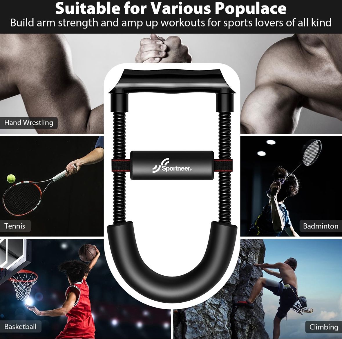 Hand Developer Arm Grip Workout Strength Trainer