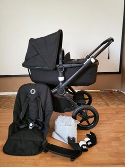 Bugaboo Fox2 all black complete stroller