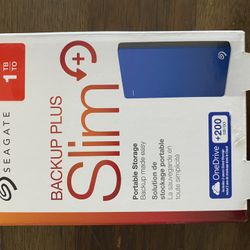 Seagate Back Up Plus Slim 1TB