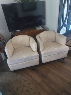 Drexel Barrel Chairs