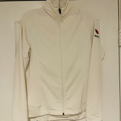Women’s Peter Millar Katy Full Zip Jacket 50+ UPF Wicking White Jacket Size M