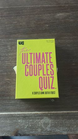 The Ultimate Couples Quiz Card Game