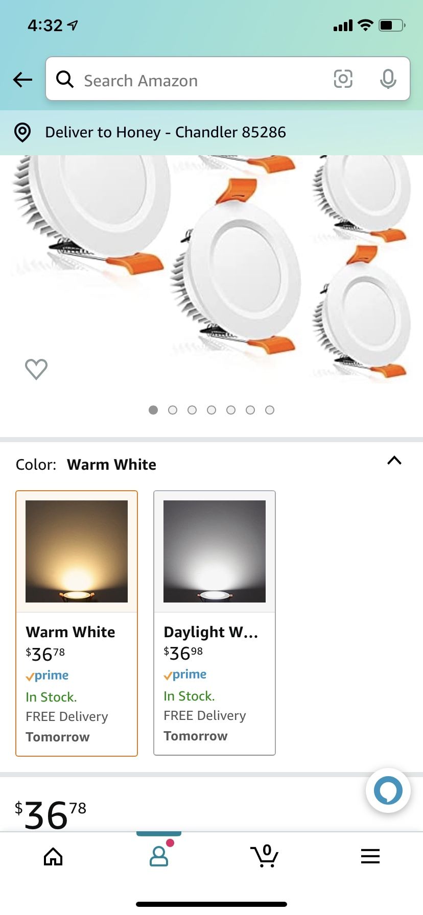 2 inch led downlight,6packs