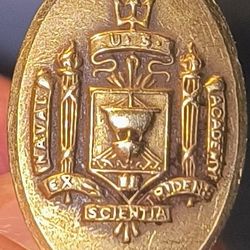 Vintage WW2 USNA cuff link